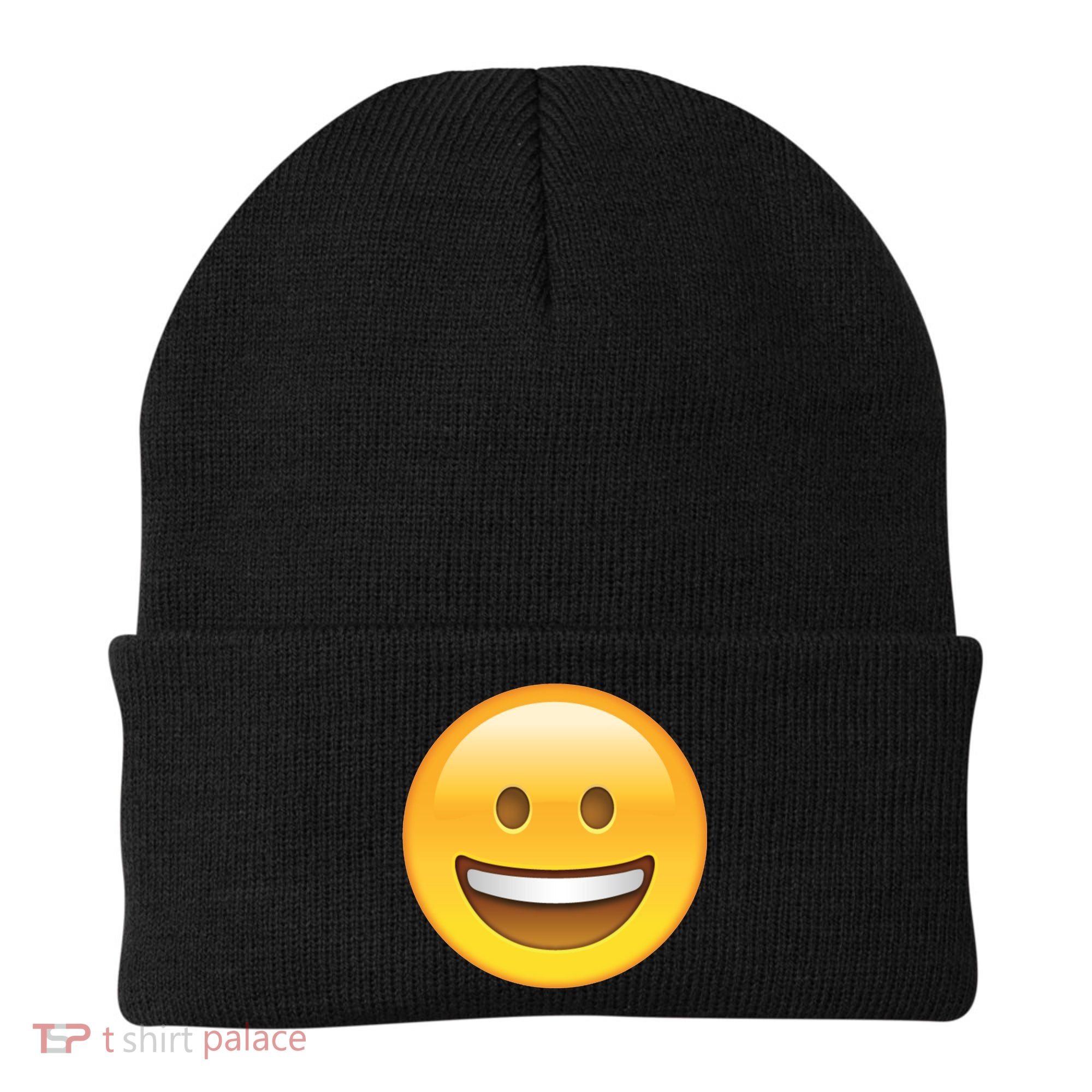 Classic Emoji Smiley Face Beanie