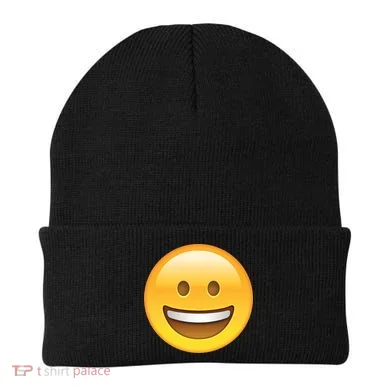 Classic Emoji Smiley Face Beanie