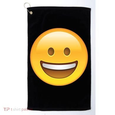Classic Emoji Smiley Face Golf Towel