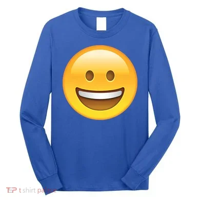 Classic Emoji Smiley Face Long Sleeve Shirt