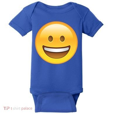 Classic Emoji Smiley Face Baby Bodysuit