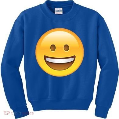Classic Emoji Smiley Face Kids Sweatshirt