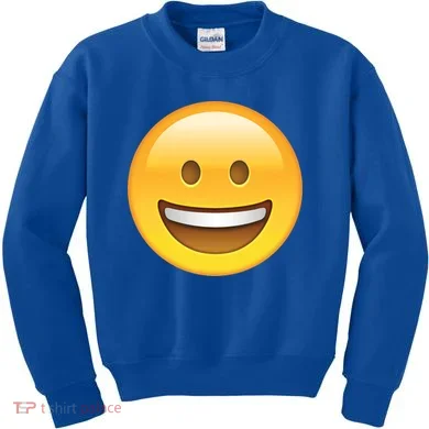 Classic Emoji Smiley Face Kids Sweatshirt