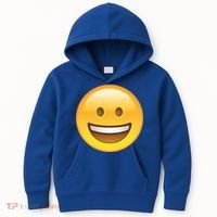 Classic Emoji Smiley Face Kids Hoodie thumb 0
