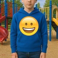 Classic Emoji Smiley Face Kids Hoodie thumb 2
