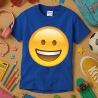 Classic Emoji Smiley Face Kids T-Shirt thumb 3