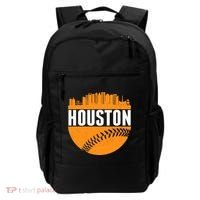 Classic Houston Skyline Baseball  Backpack thumb 0