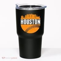Classic Houston Skyline Baseball  Tumbler thumb 0