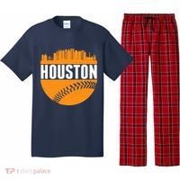 Classic Houston Skyline Baseball  Pajama Set thumb 0