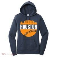 Classic Houston Skyline Baseball  Women's Hoodie thumb 0