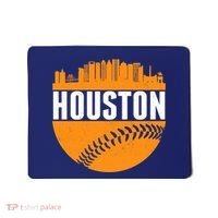 Classic Houston Skyline Baseball  Mousepad thumb 0