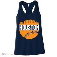 Classic Houston Skyline Baseball  Women's Tank Top thumb 0