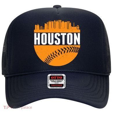 Classic Houston Skyline Baseball  Hat