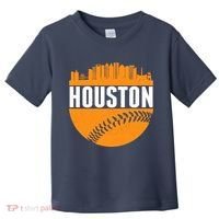 Classic Houston Skyline Baseball  Toddler T-Shirt thumb 0