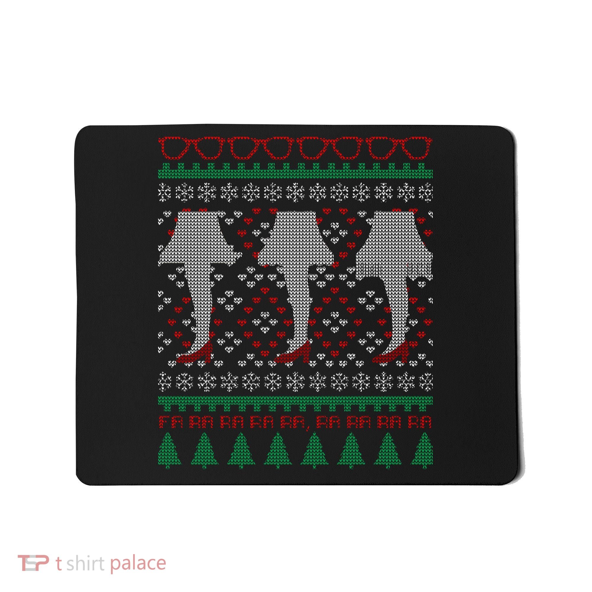 Classic Leg Lamp Funny Ugly Christmas Mousepad