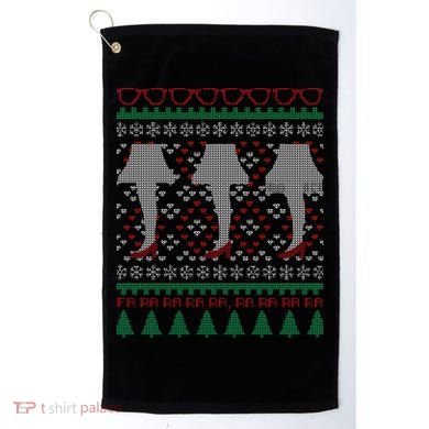 Classic Leg Lamp Funny Ugly Christmas Golf Towel