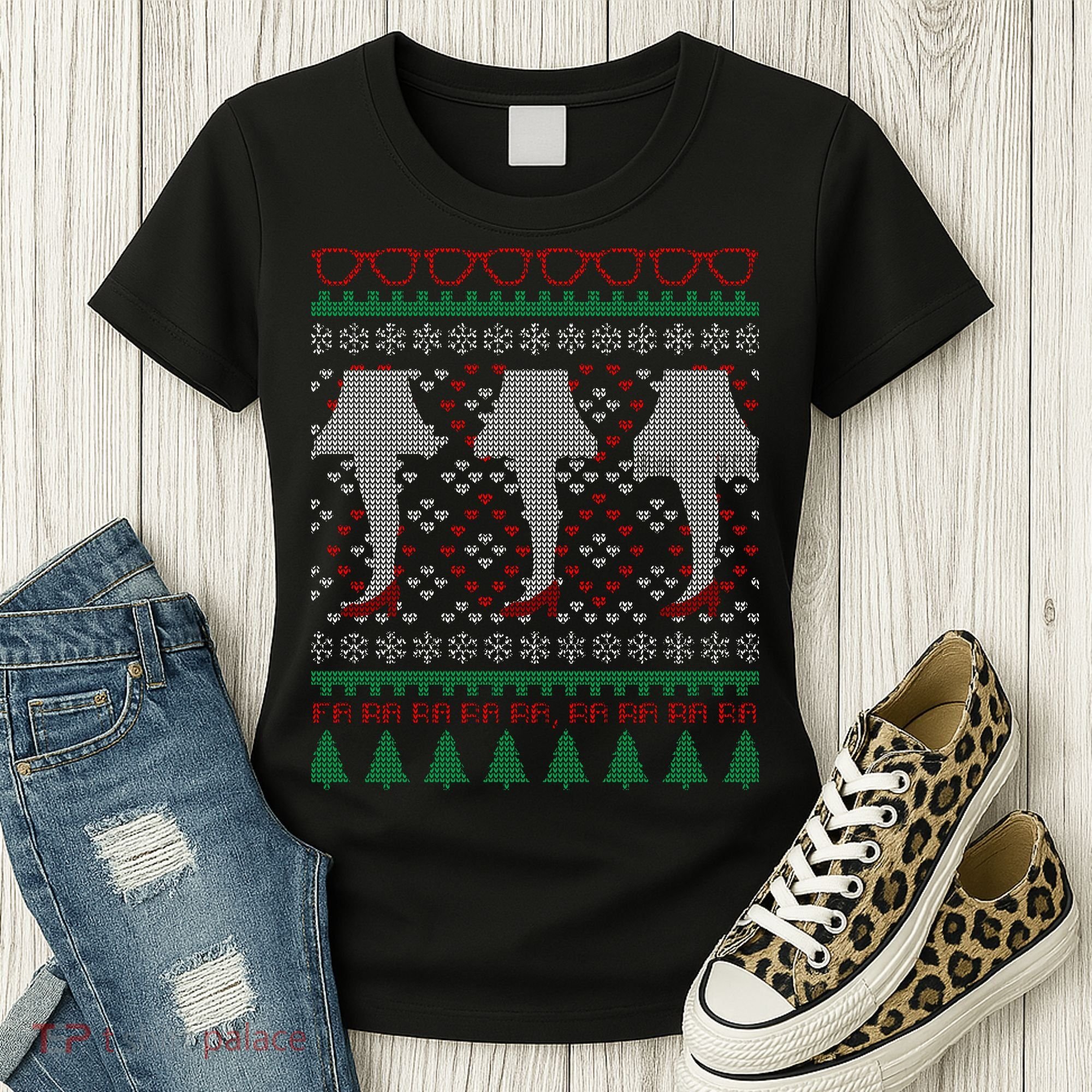 Classic Leg Lamp Funny Ugly Christmas Women's T-Shirt