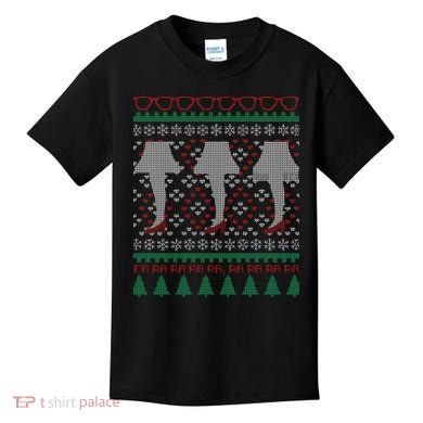 Classic Leg Lamp Funny Ugly Christmas Kids T-Shirt