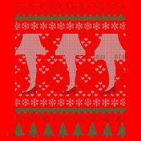 Classic Leg Lamp Funny Ugly Christmas Santa Hat thumb 1