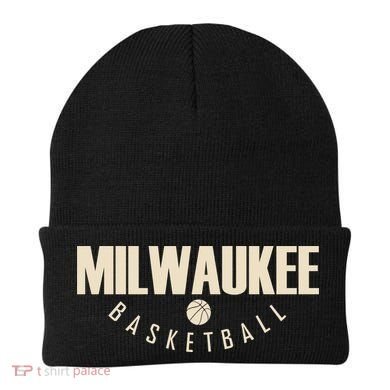 Classic Milwaukee Basketball Beanie
