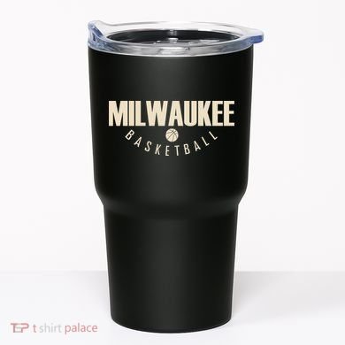 Classic Milwaukee Basketball Tumbler