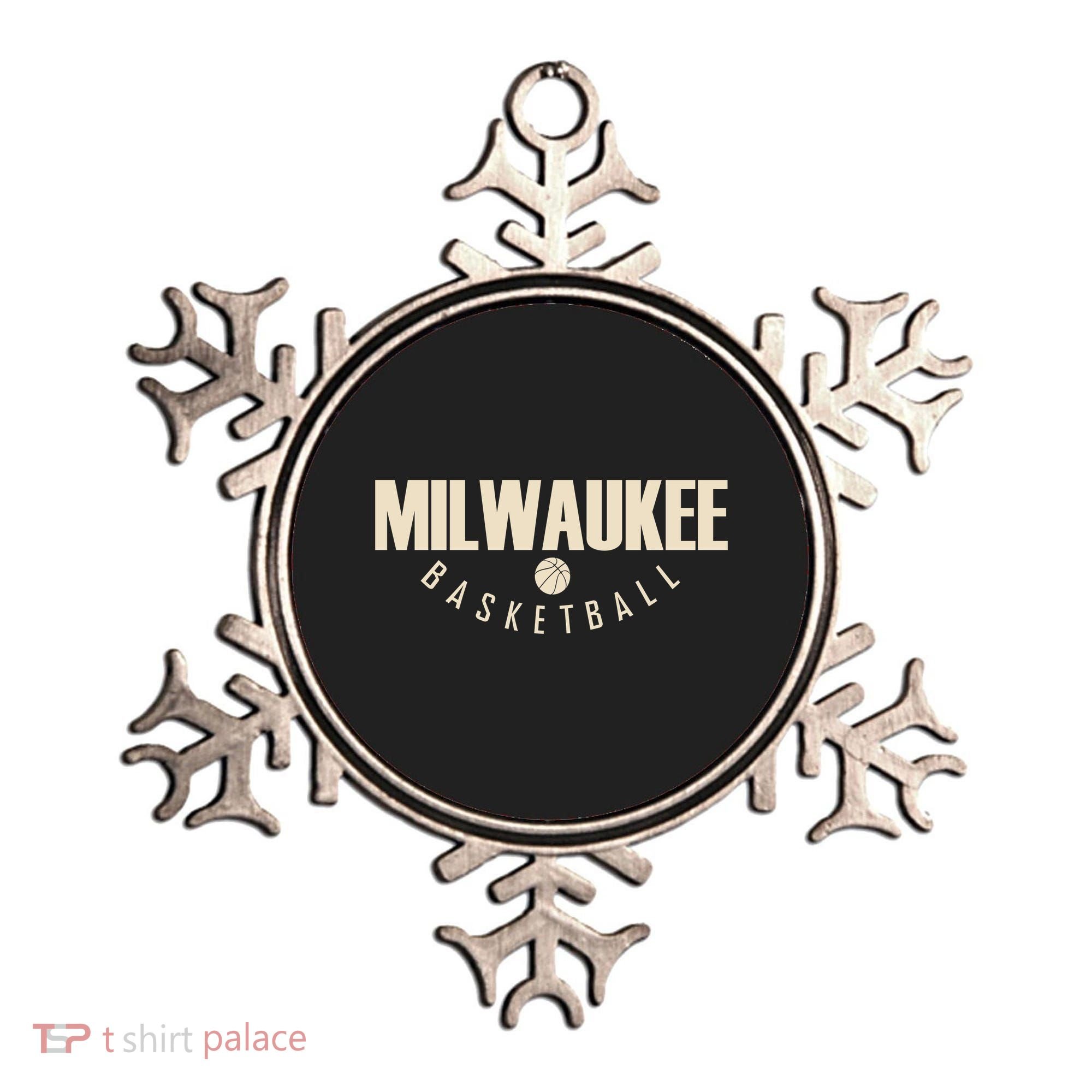 Classic Milwaukee Basketball Ornament