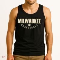 Classic Milwaukee Basketball Tank Top thumb 3