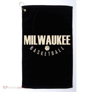Classic Milwaukee Basketball Golf Towel
