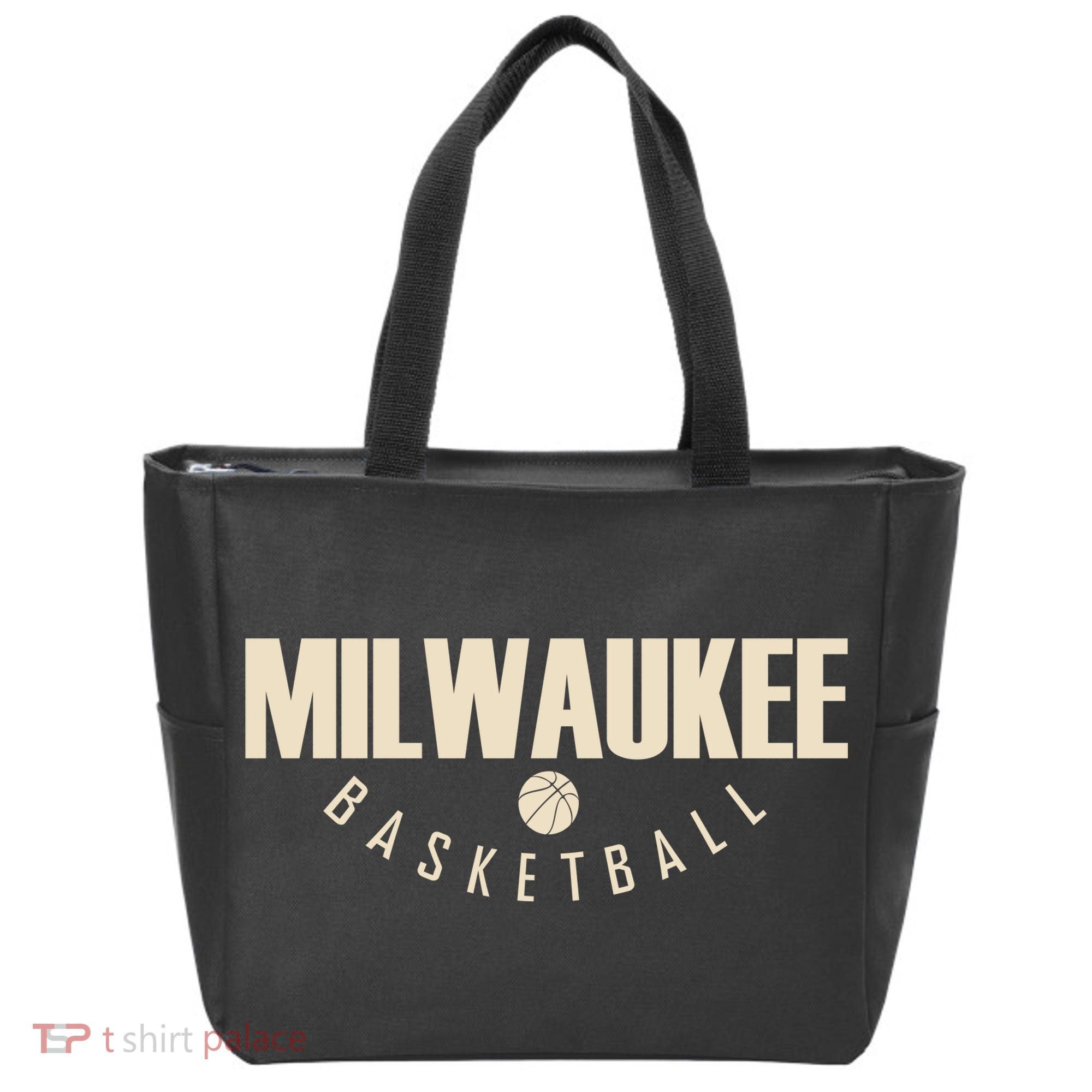 Classic Milwaukee Basketball Tote Bag