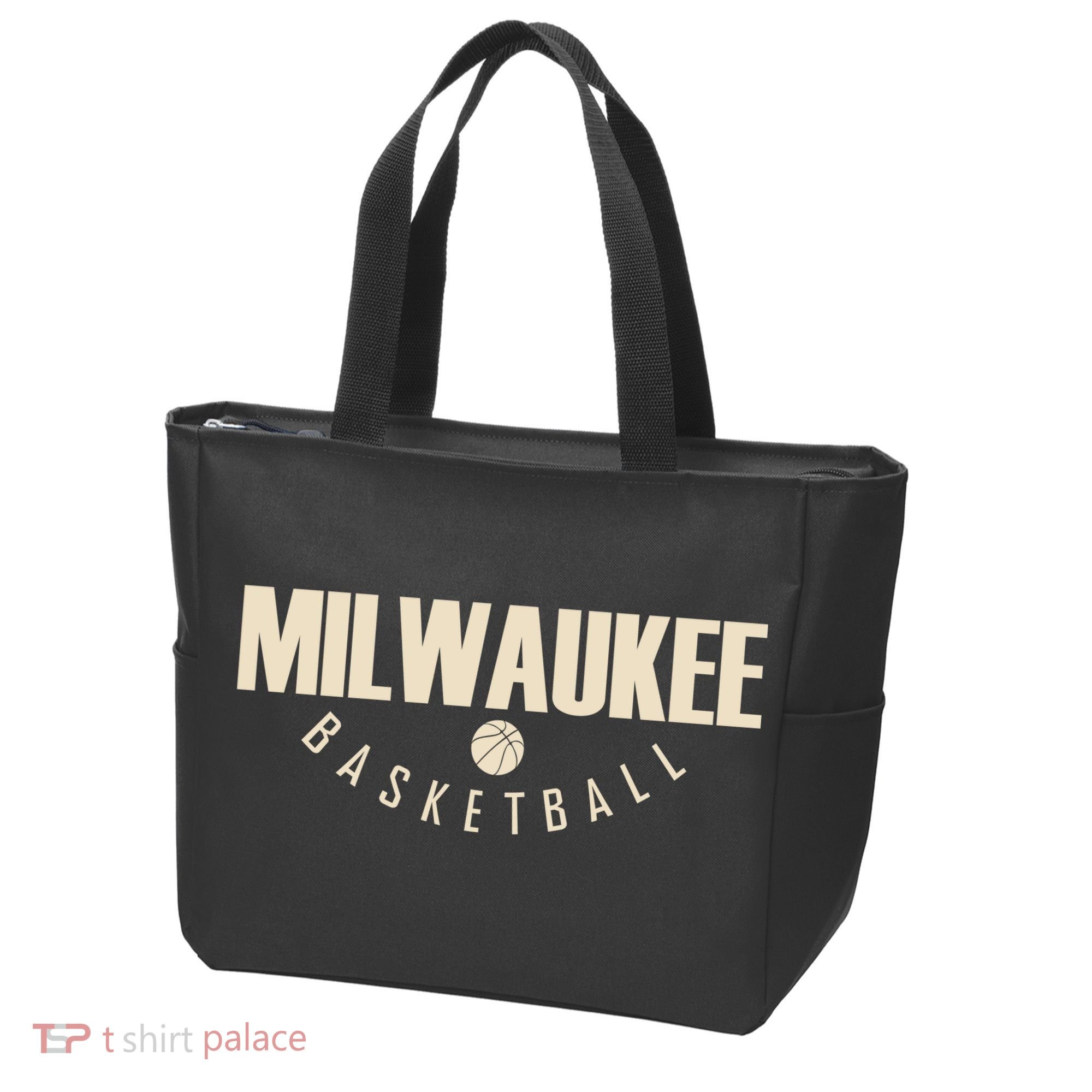Classic Milwaukee Basketball Tote Bag