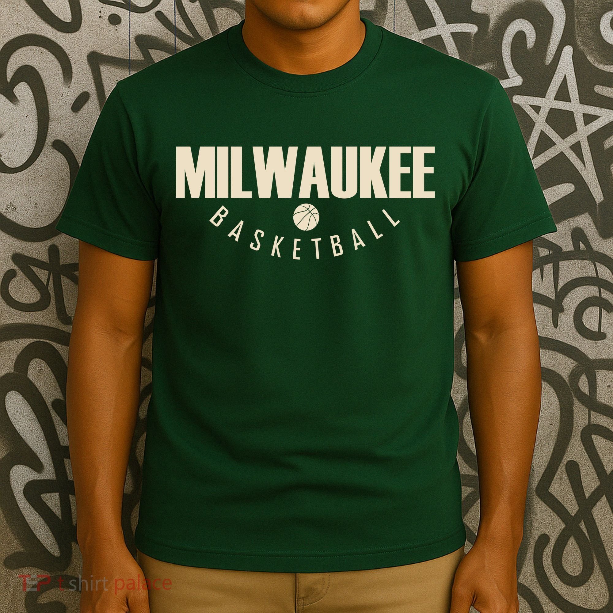 Classic Milwaukee Basketball T-Shirt