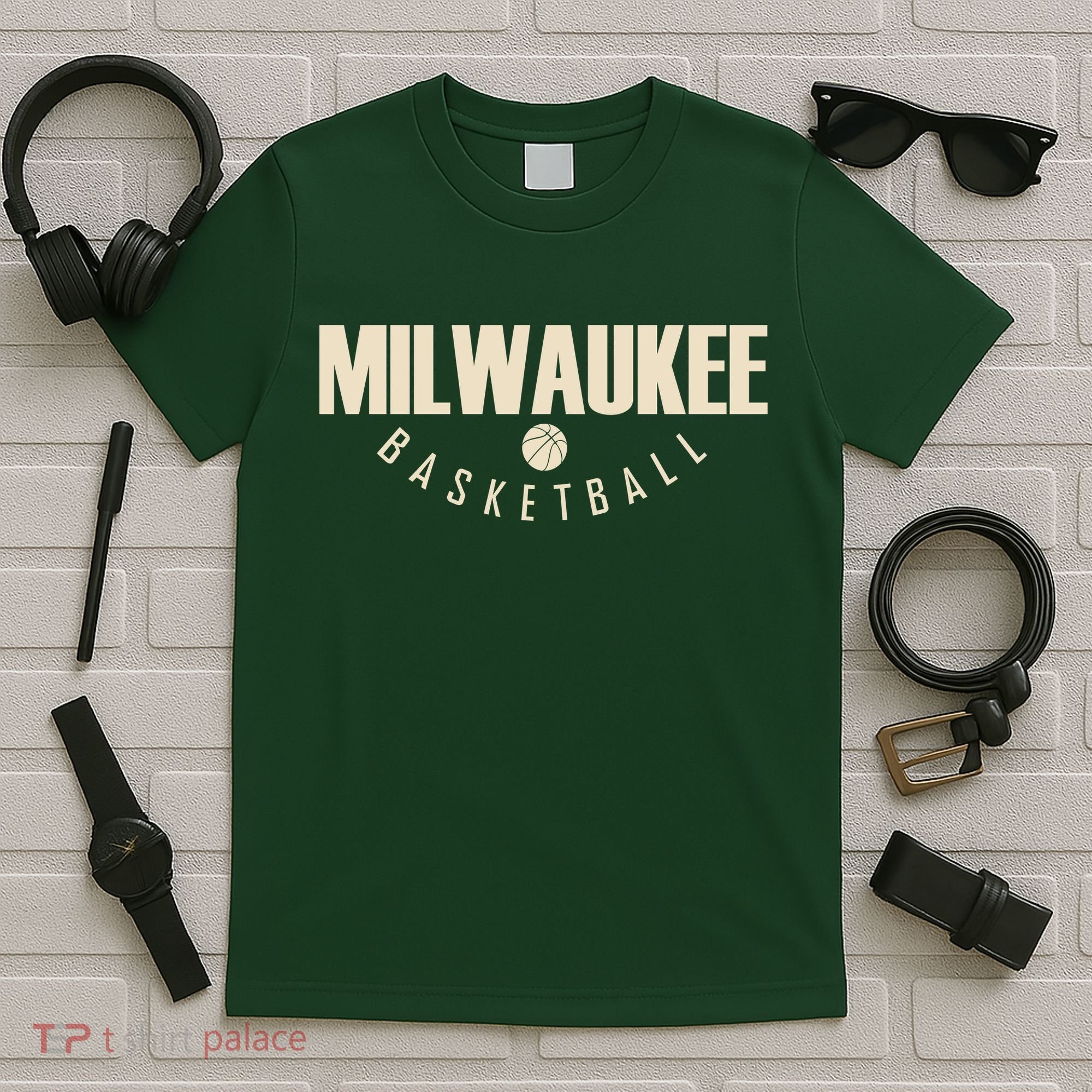 Classic Milwaukee Basketball T-Shirt