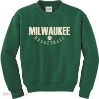 Classic Milwaukee Basketball Kids Sweatshirt thumb 0