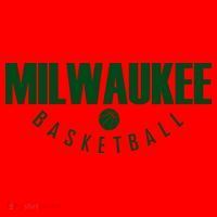 Classic Milwaukee Basketball Santa Hat thumb 1