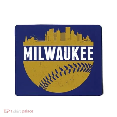 Classic Milwaukee Skyline Baseball  Mousepad