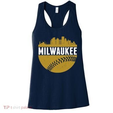 Classic Milwaukee Skyline Baseball  Women's Tank Top