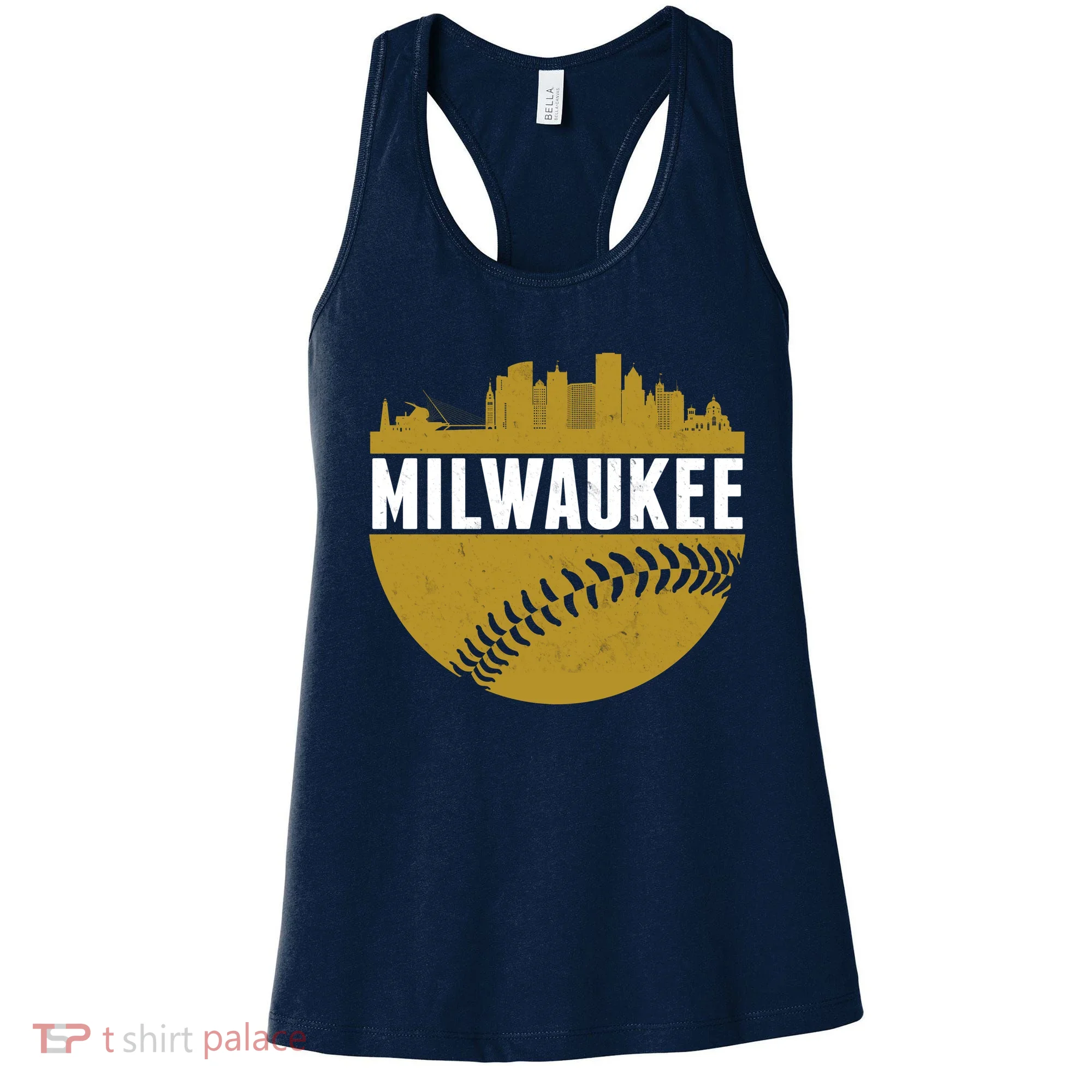 Classic Milwaukee Skyline Baseball  Women's Tank Top