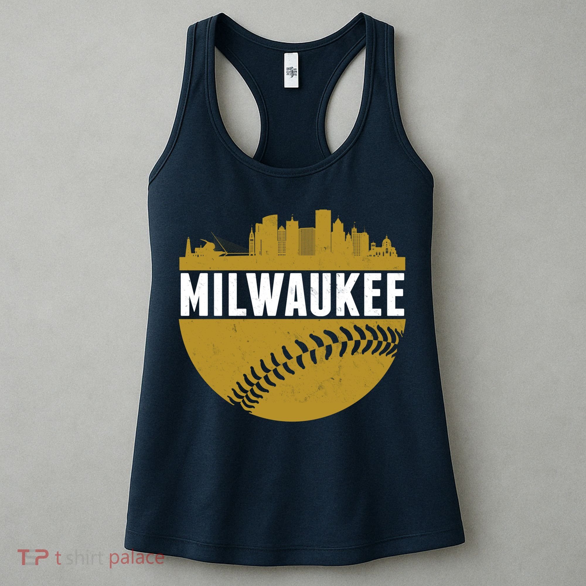 Classic Milwaukee Skyline Baseball  Women's Tank Top