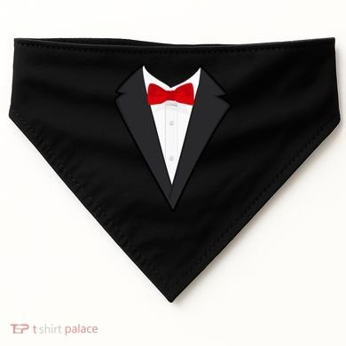 Classic Party Tuxedo USA-Made Doggie Bandana
