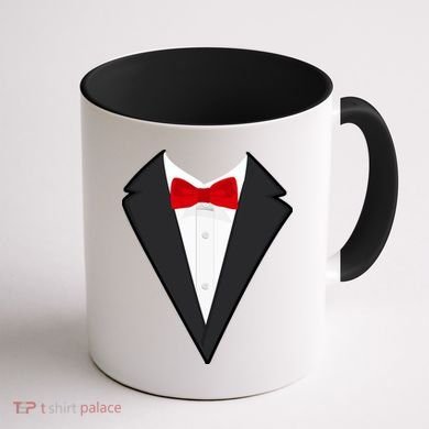 Classic Party Tuxedo Coffee Mug back
