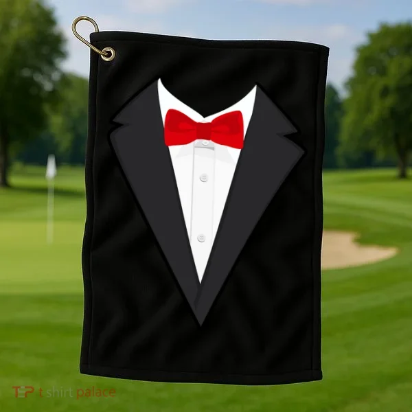Classic Party Tuxedo Golf Towel