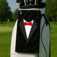 Classic Party Tuxedo Golf Towel thumb 2