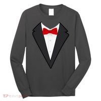 Classic Party Tuxedo Long Sleeve Shirt thumb 0