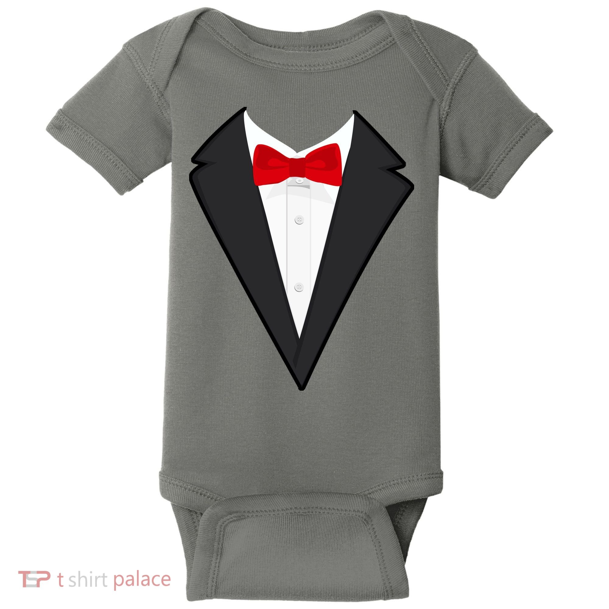 Classic Party Tuxedo Baby Bodysuit