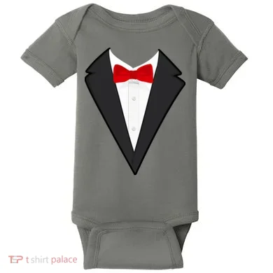 Classic Party Tuxedo Baby Bodysuit