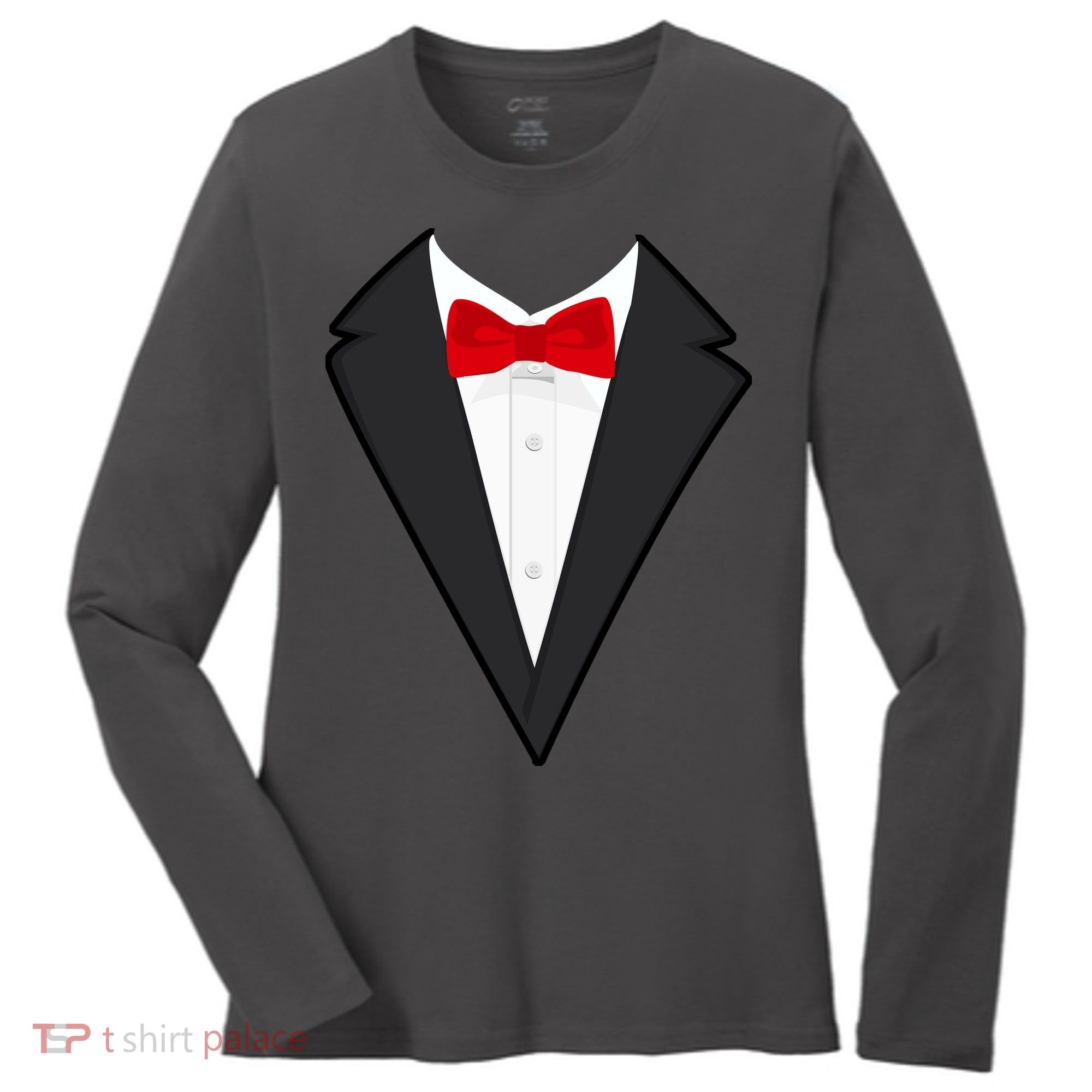 Classic Party Tuxedo Women's Long Sleeve Shirt