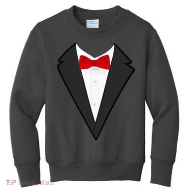 Classic Party Tuxedo Kids Sweatshirt