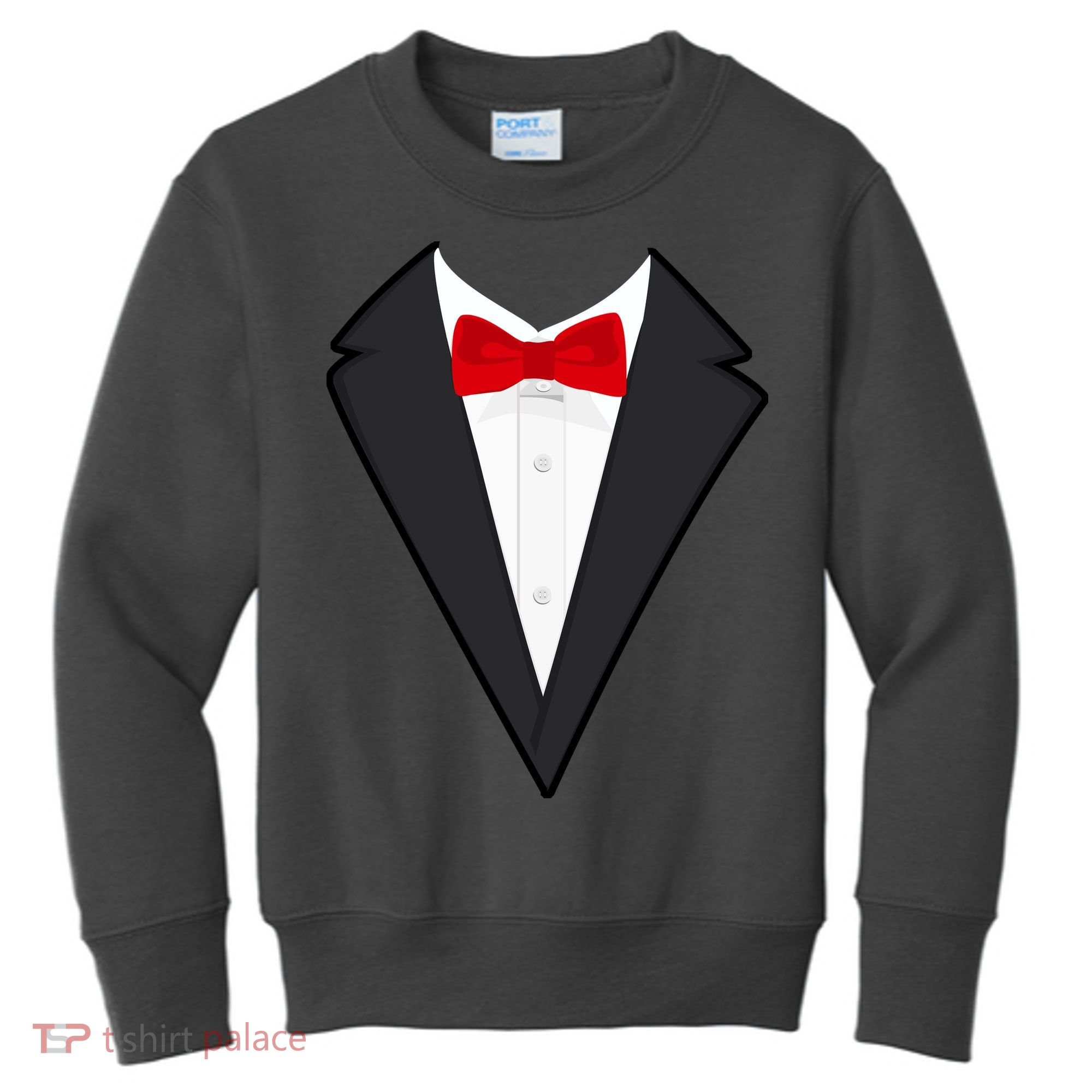 Classic Party Tuxedo Kids Sweatshirt