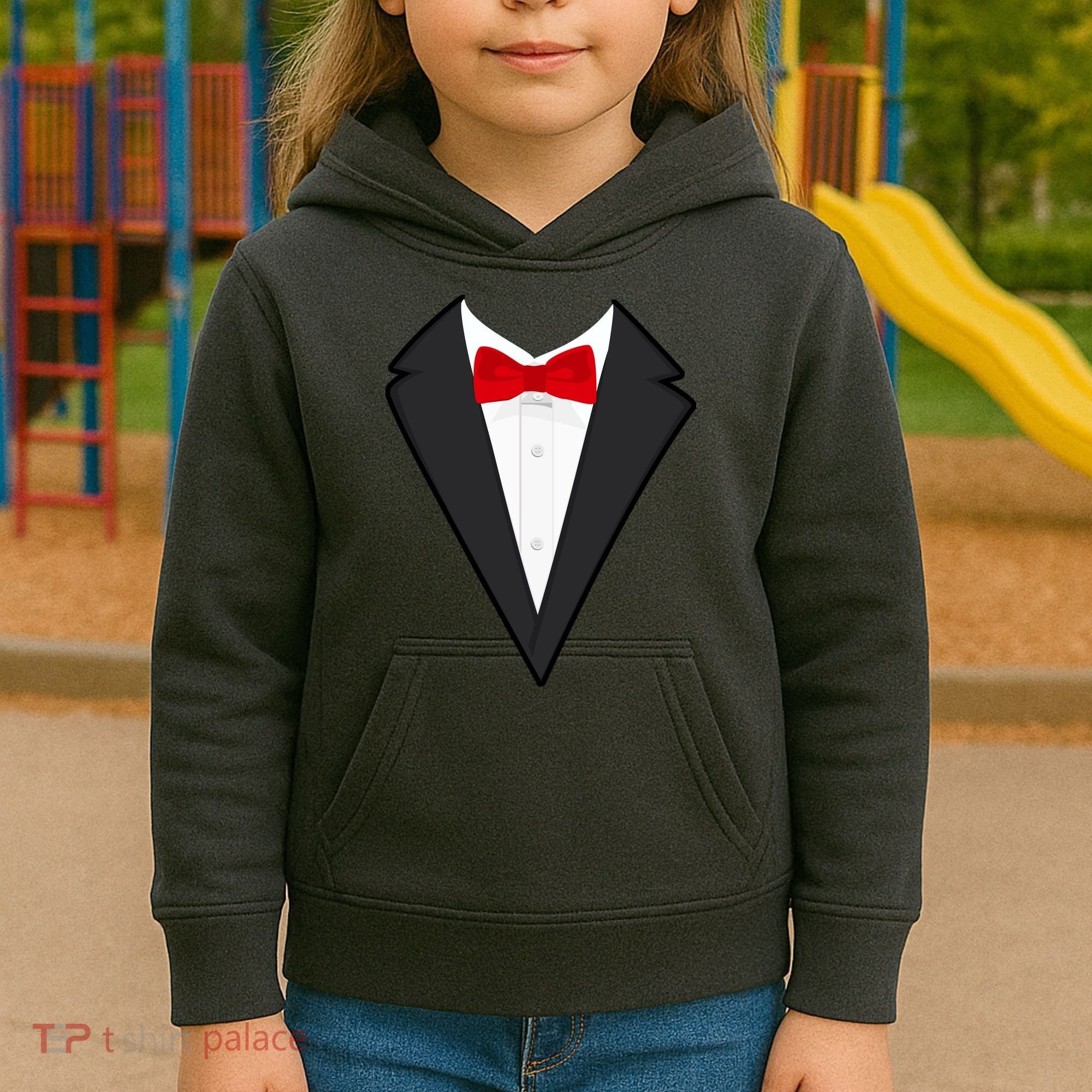 Classic Party Tuxedo Kids Hoodie