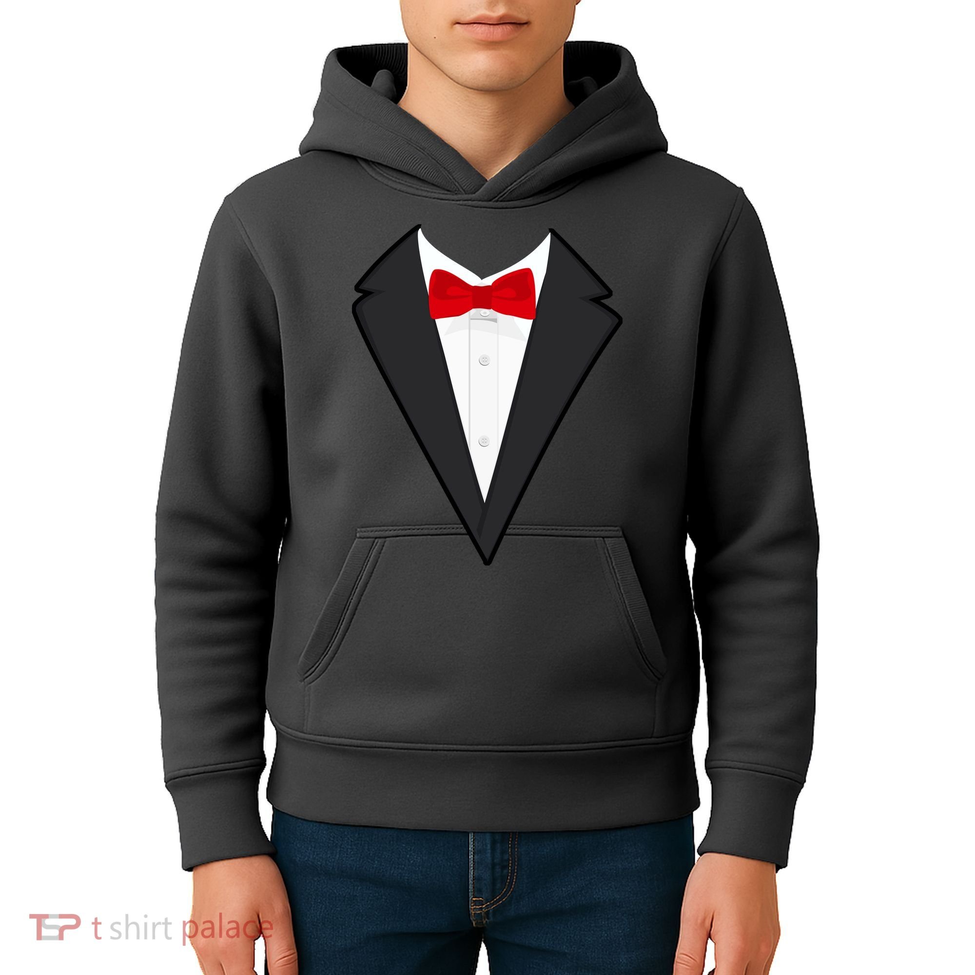 Classic Party Tuxedo Kids Hoodie